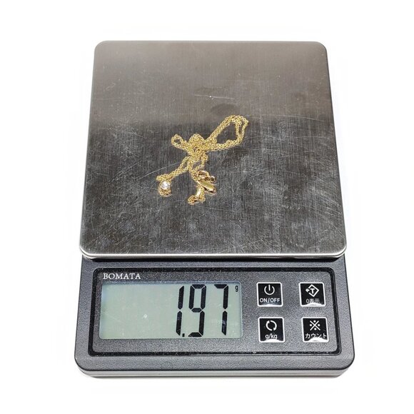 Tiffany and Co. Necklace Peretti Natural Diamond Gold 599-052925 - Picture 8 of 9